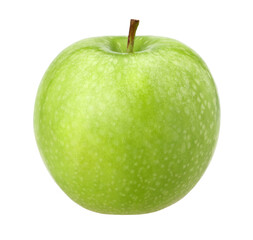 green apple isolated, fresh green apple, transparent PNG, PNG format