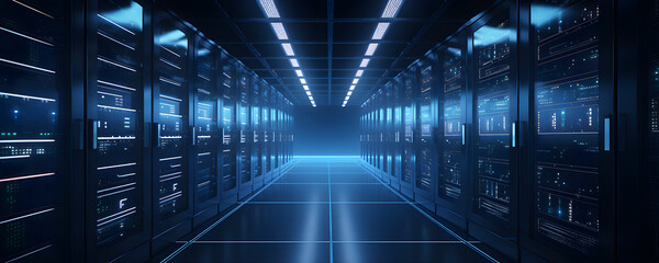 Data server room background computer server cabinet background computer storage background data server cabinet background