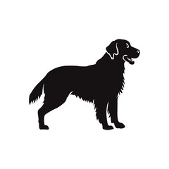 Golden Retriever vector silhouette