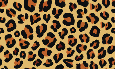 leopard skin texture seamless pattern background