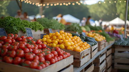 Seasonal Symphony: Vibrant Palette of Fruits & Vegetables Enchants Market