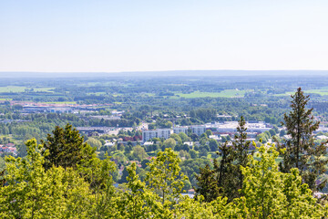 View at Skövde city in Sweden