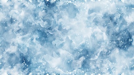  a blue and white background with a lot of snow flakes on the top and bottom of the image and the bottom half of the image in the bottom half of the frame.