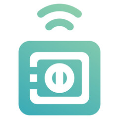 safebox icon for illustration