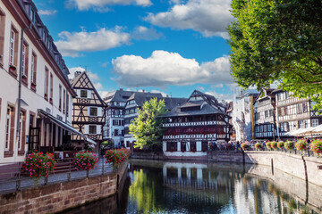 Fototapeta na wymiar Historic town of Colmar, Alsace region, France