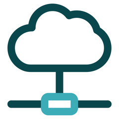 cloud icon for illustration