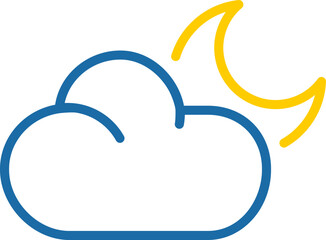 Weather Partly Cloudy Night Icon