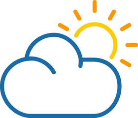 Weather Party Cloudy Icon