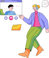 Happy Call illustration