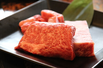 宮崎牛の盛り合わせ