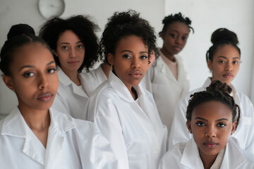 Fototapeta premium women are a big factor in the new science field