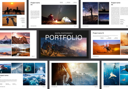 Digital Photography Portfolio Presentation Layout