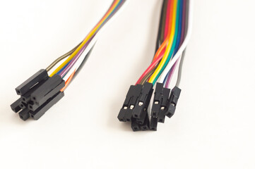 Dupont Line Isolated colorful wires for connectivity