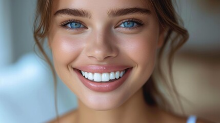 Smile Like a Boss A Gorgeous Woman's Monthly Smile Routine Generative AI