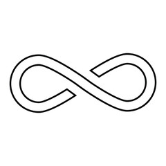 Infinity Icon Vector Symbol Design Illustration