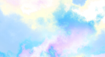 Isolate magic rainbow colours fog and clouds on transparent backgrounds specials effect 3d render png. Heaven unicorn clouds.