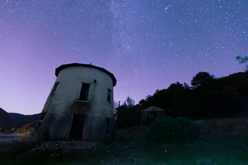 Stars Exposure Cubuk Lake Goynuk, Bolu, Turkey