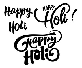 Happy holi festival. Vibrant Hindu festival celebrated primarily.