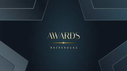 Awarding the nomination ceremony luxury black wavy background. Wedding entertainment night. Elegant luxury shine modern template certificate.