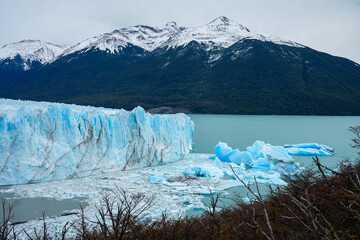 Bright Ice on Patagonia Glacier - Perito Moreno Glacier, Patagonia 