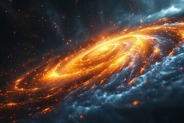 A swirling vortex of numbers, equations, and symbols, portraying the mathematical precision and logic behind a conceptual idea. Concept of mathematical ideation. Generative Ai.