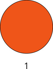 Fractions Pie Geometry Maths Mathematical Education Diagram. Circles divided in segments from 1 to 12 isolated vector illustration