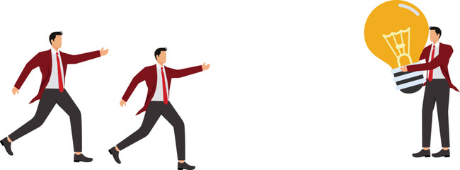 Many people reached out their hands, they were interested in this man's green idea