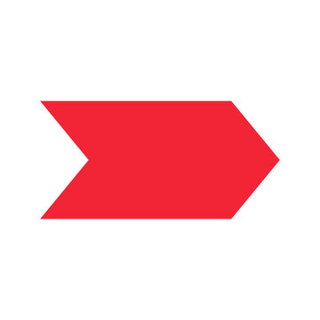 Red arrows sign symbol with transparent background