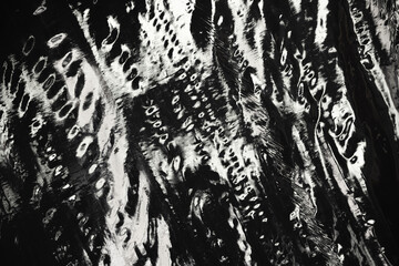 Stretched Polyethylene Film For An Overlay Effect