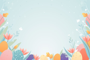 Obraz na płótnie Canvas Easter holiday card concept_001