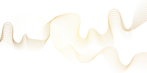 abstract wavy background.Abstract golden color lines, waves.Smooth wave abstract vector background layout design. Vector illustration. Design template for cover, business ,postcard certificate.