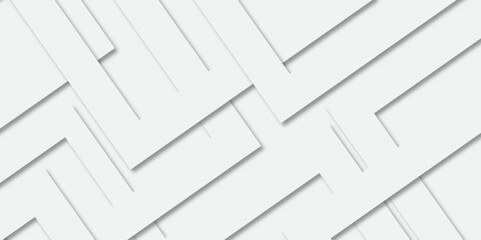 Abstract background with lines White background with diamond and triangle shapes layered in modern abstract pattern design Space design concept Suit for business, corporate, institution presentation.