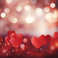 Valentine's day background with heart