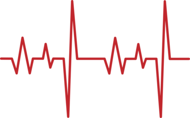 Heartbeat pulse line health medical concept for graphic design, logo, web site, social media, mobile app, ui illustration