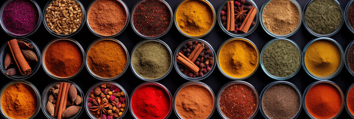Various spices and herbs - obrazy, fototapety, plakaty