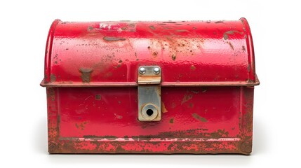 old box isolated on a white background