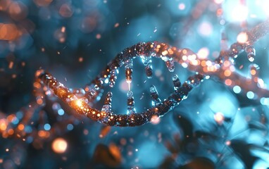 Modern clean minimalistic synthetic spiral poster. Colorful neon science banner. Abstract plastic pink and blue club background. Macro shooting. Bokeh, de focused. AI Generative.