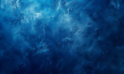 Fototapeta premium Paint navy blue color grunge trendy holographic texture, Generative AI 