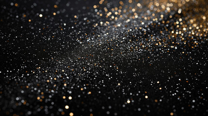 Luxury Black Glitter Background