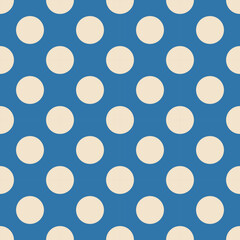 seamless pattern with dot on blue background design for Textiles, printed materials, fabric, backgrounds, wallpaper