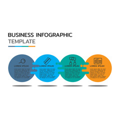 Vector Infographic label design with icons and 4 options or steps. Infographics for business concept. Can be used for presentations banner, workflow layout, process diagram, flow chart, info graph