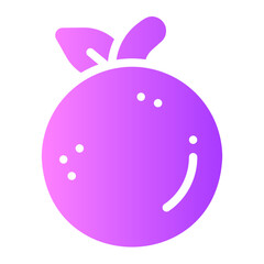 tangerine gradient icon