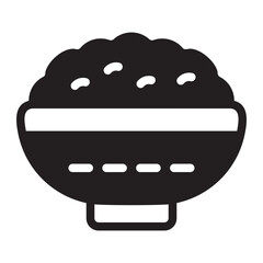 rice glyph icon