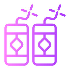 firecracker gradient icon