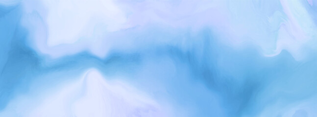 Elegant banner template design with blue paint.