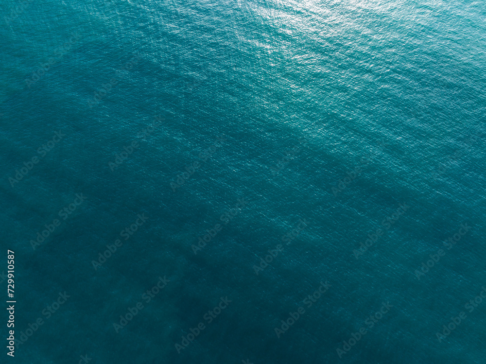 Poster Aerial view of beautiful sea surface - Posters