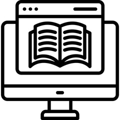 Digital Book Icon
