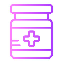 Obraz premium medicine gradient icon