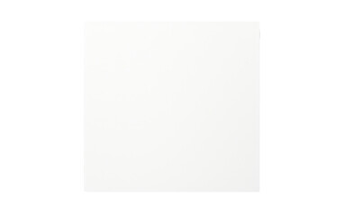 Role of Square Sticker Labels in Conveying Clear Messages and Branding on a White or Clear Surface PNG Transparent Background.