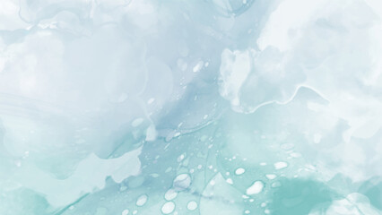 Elegant banner template design with color paint.